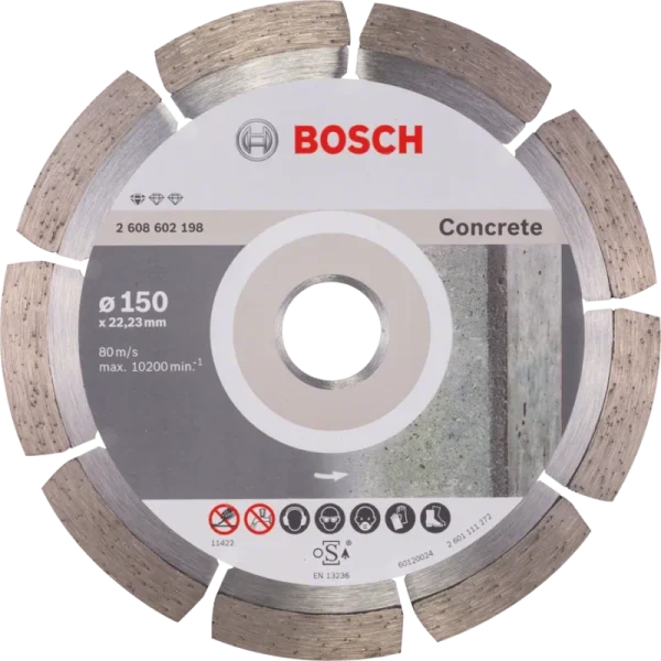Diamantkapskiva Bosch PROFESSIONAL FOR CONCRETE; 150 mm