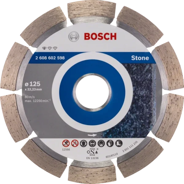 Bosch Diamantkapskiva För Sten 125mm