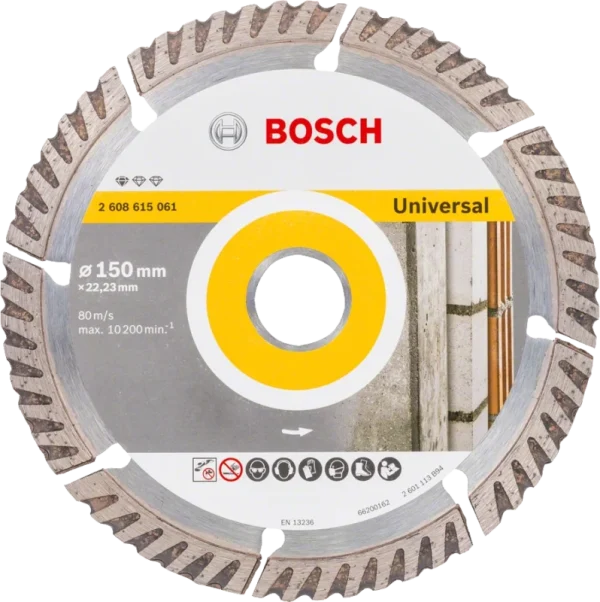 Diamantkapskiva Bosch Universal 150 mm