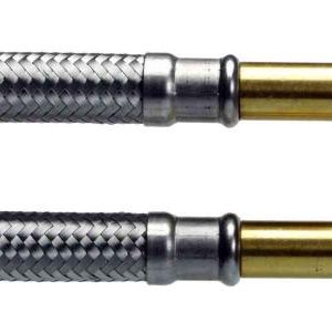 Anslutningsslang 22x22mm 1000mm Värme